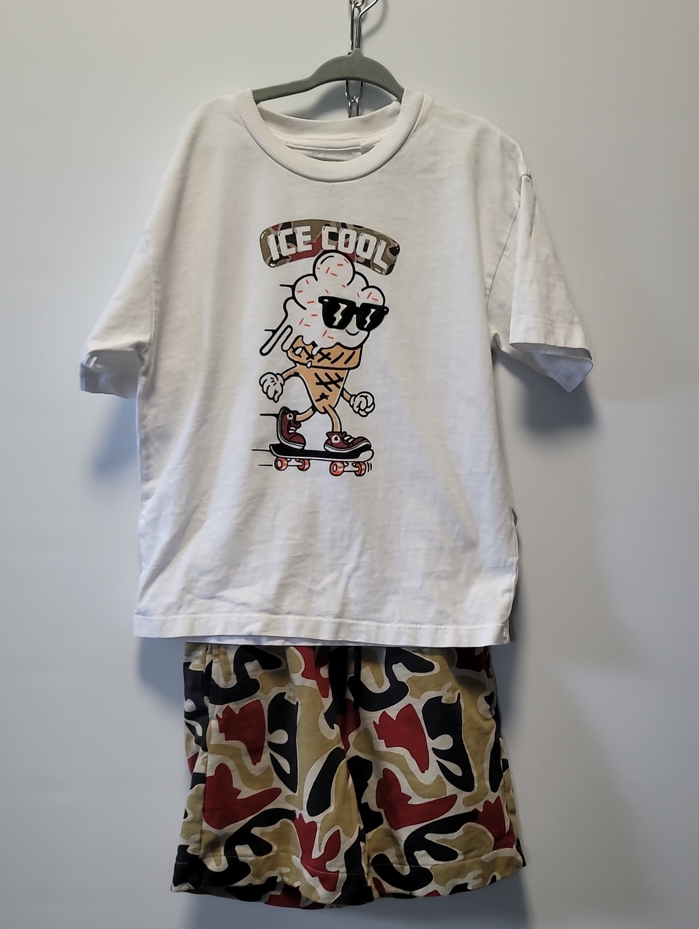 next White 'Ice Cool' Skateboard Ice Cream Graphic Tee